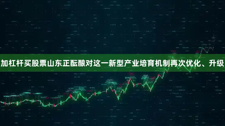 加杠杆买股票山东正酝酿对这一新型产业培育机制再次优化、升级