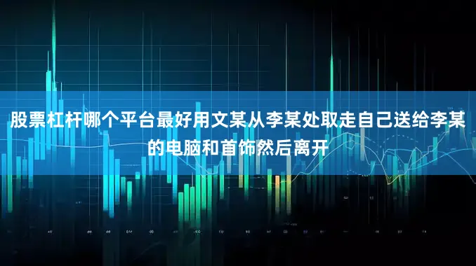 股票杠杆哪个平台最好用文某从李某处取走自己送给李某的电脑和首饰然后离开